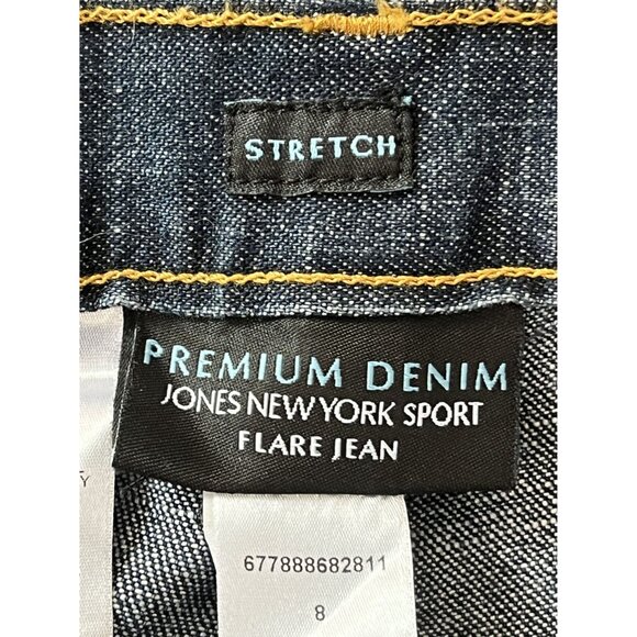 Jones New‎ York Women's Sport Flare Denim Jeans Size 8 NWT - Picture 6 of 11